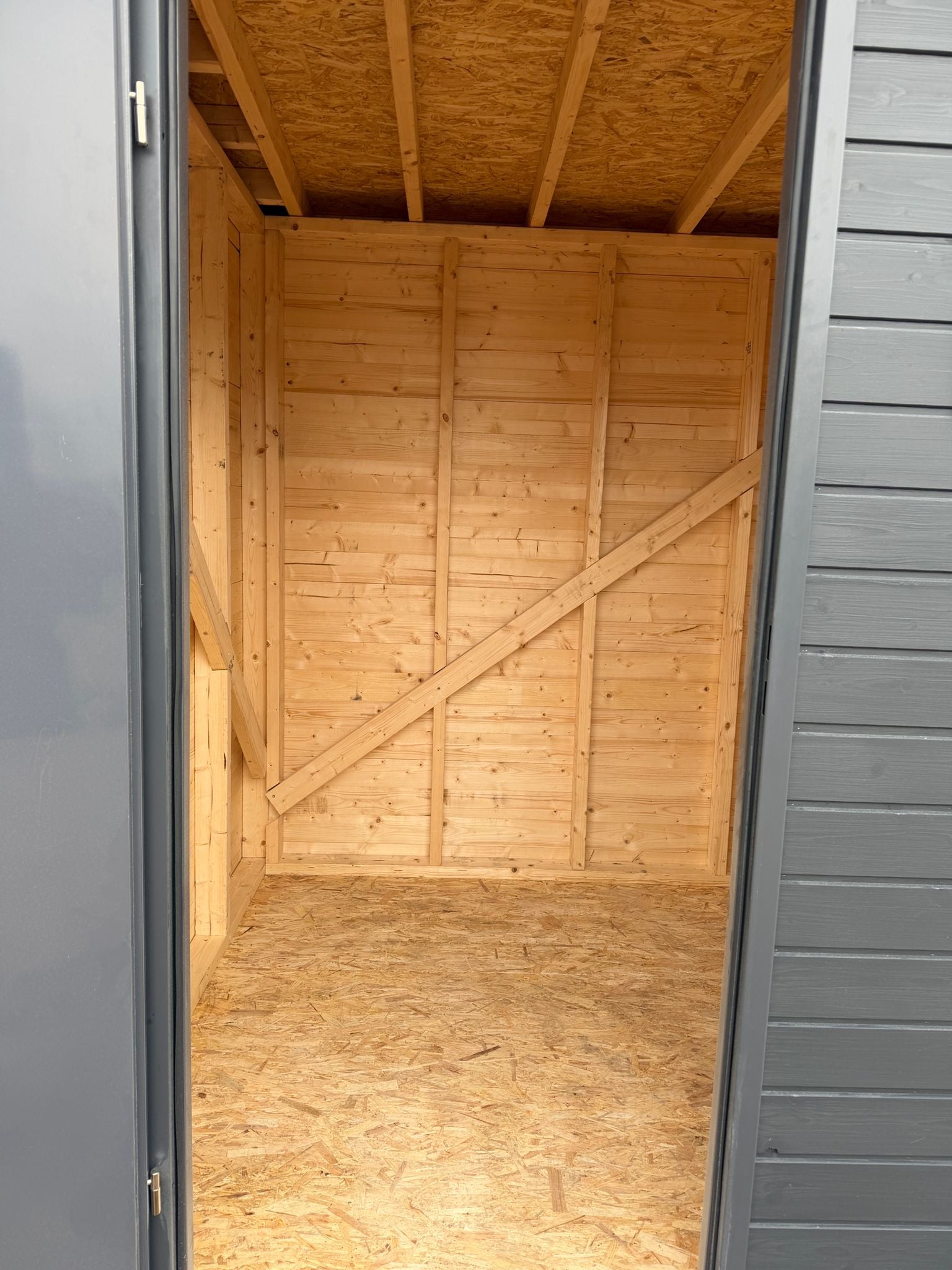 Kompaktiškas „WUNU“ Medinis Lauko Sandėliukas